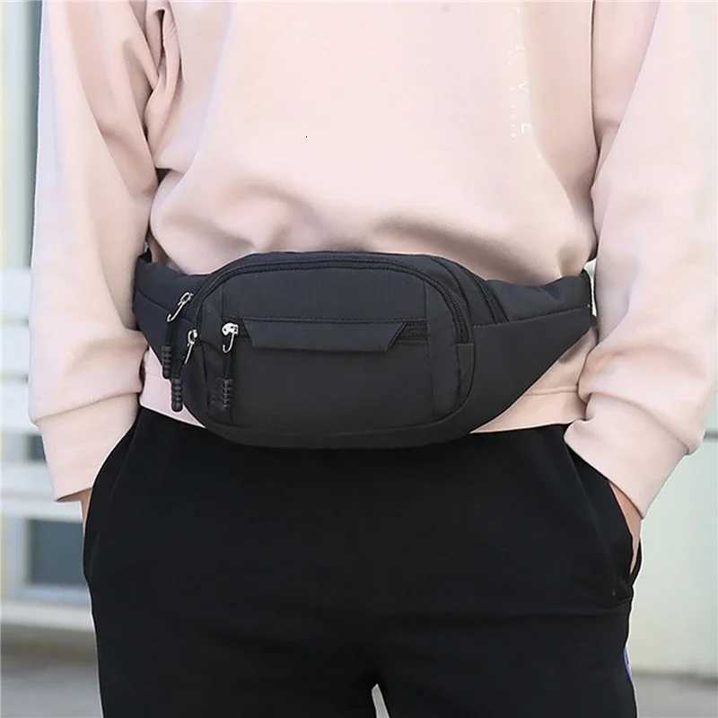 Hip Belly Banana Bum Chest Belt For Men Women Waist Bag Male Female Fanny Pack Pouch Murse Purse Kidney Row BumbagT251204