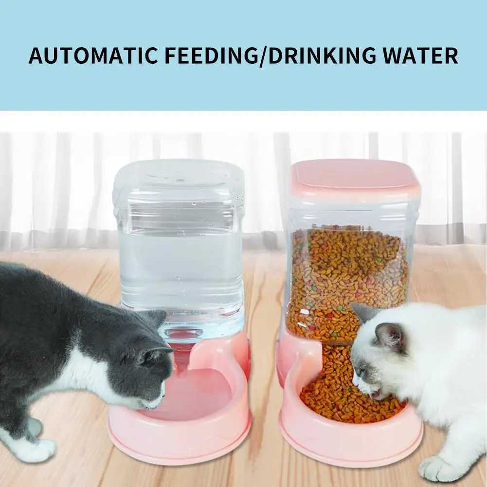 38L PP Material Pet Large Capacity Cat Dog Food Dispenser For Cat Dog Water Drinking Feeding Dispenser Water Bowl Accessories M251204