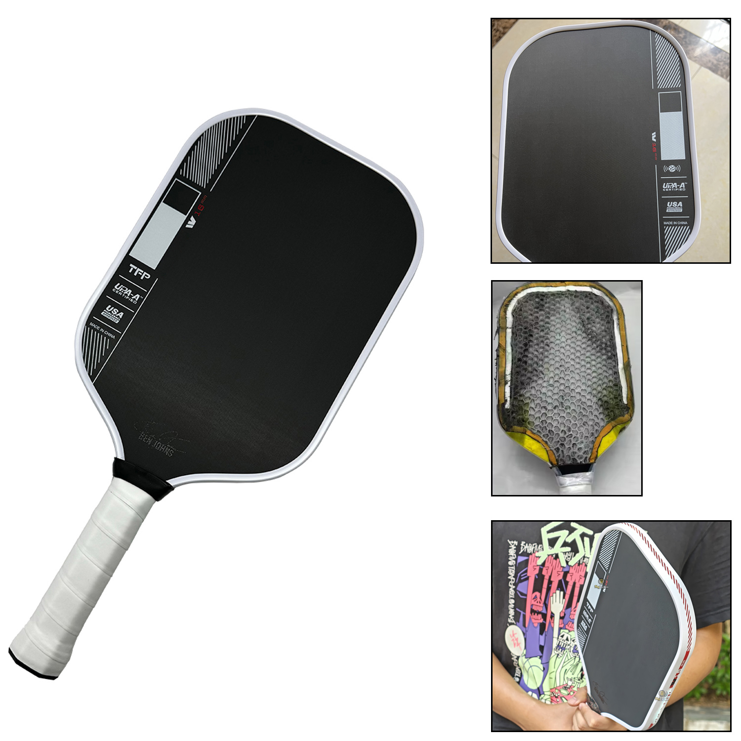 2025 Pro IV Pickleball Paddle Pro Player Edition Gen 4 Propulsion Core 16mm 14mm Thermoformed Toray T700 Carbon Fiber Pickleball Racket