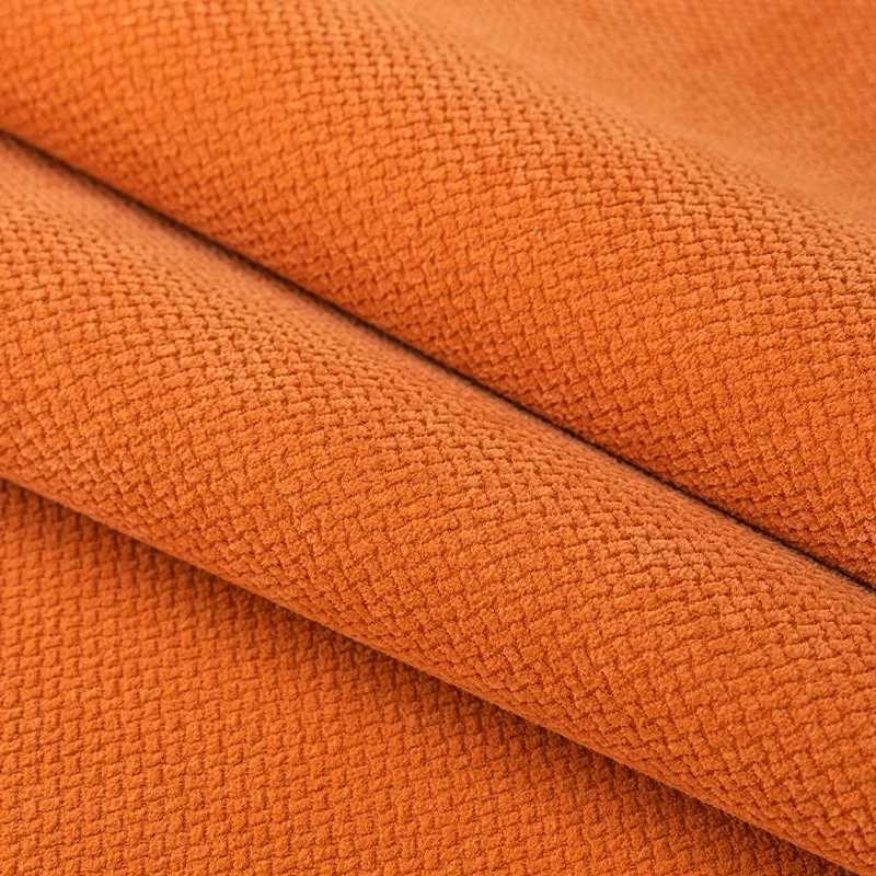 Chenille Orange Real Leather Sofa Cushion Fur Sofa Cover Non-slip and Dustproof Thick Soft Couch Cover Furniture Protector M251204 - view 3