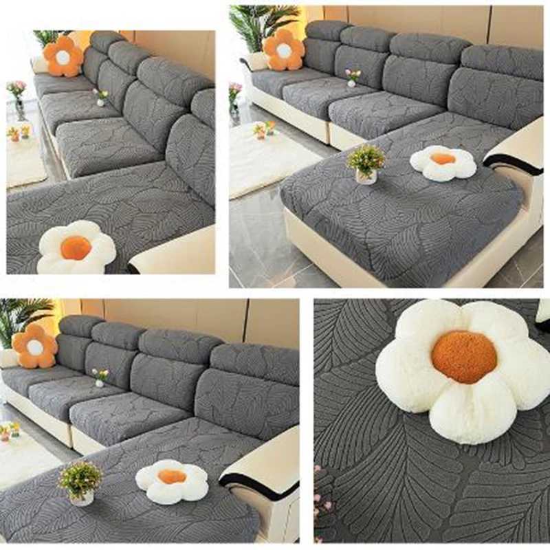 Thicken Sofa Seat Cushion Cover Jacquard Chair Cover Sofa Slipcover Stretch Adjustable Sofa Cover Pets Kids Furniture Protector M251204 - view 4