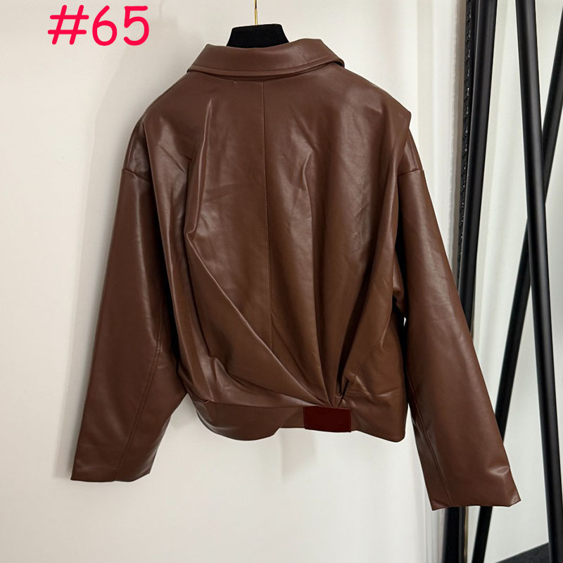 Pu Leather Draped Jacket for Women Designer Zipper Up Denim Coat Luxury Summer Spring Holiday Vest Tops Skirt