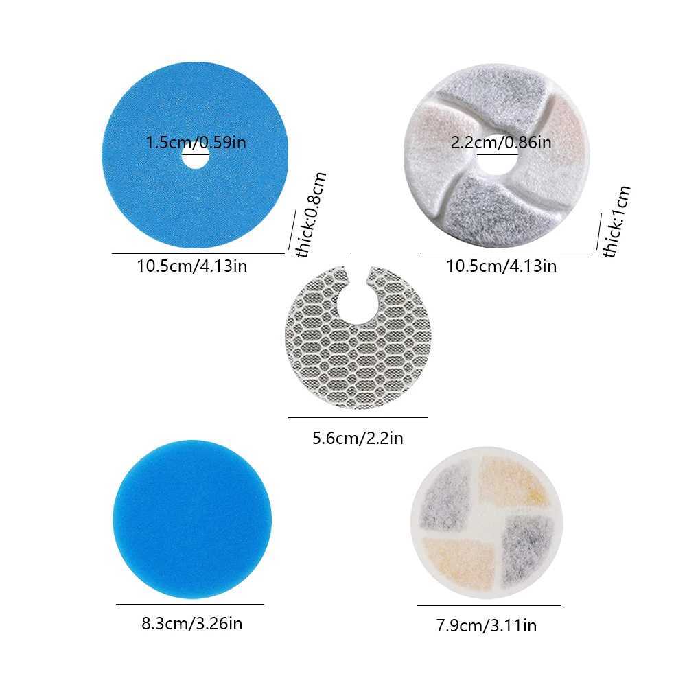 Cat Water Fountain Ion Resin Cotton Cats Water Ion Resin Filter Cotton Pet Fountain Filters Replacement Cotton Filter Drinker M251204