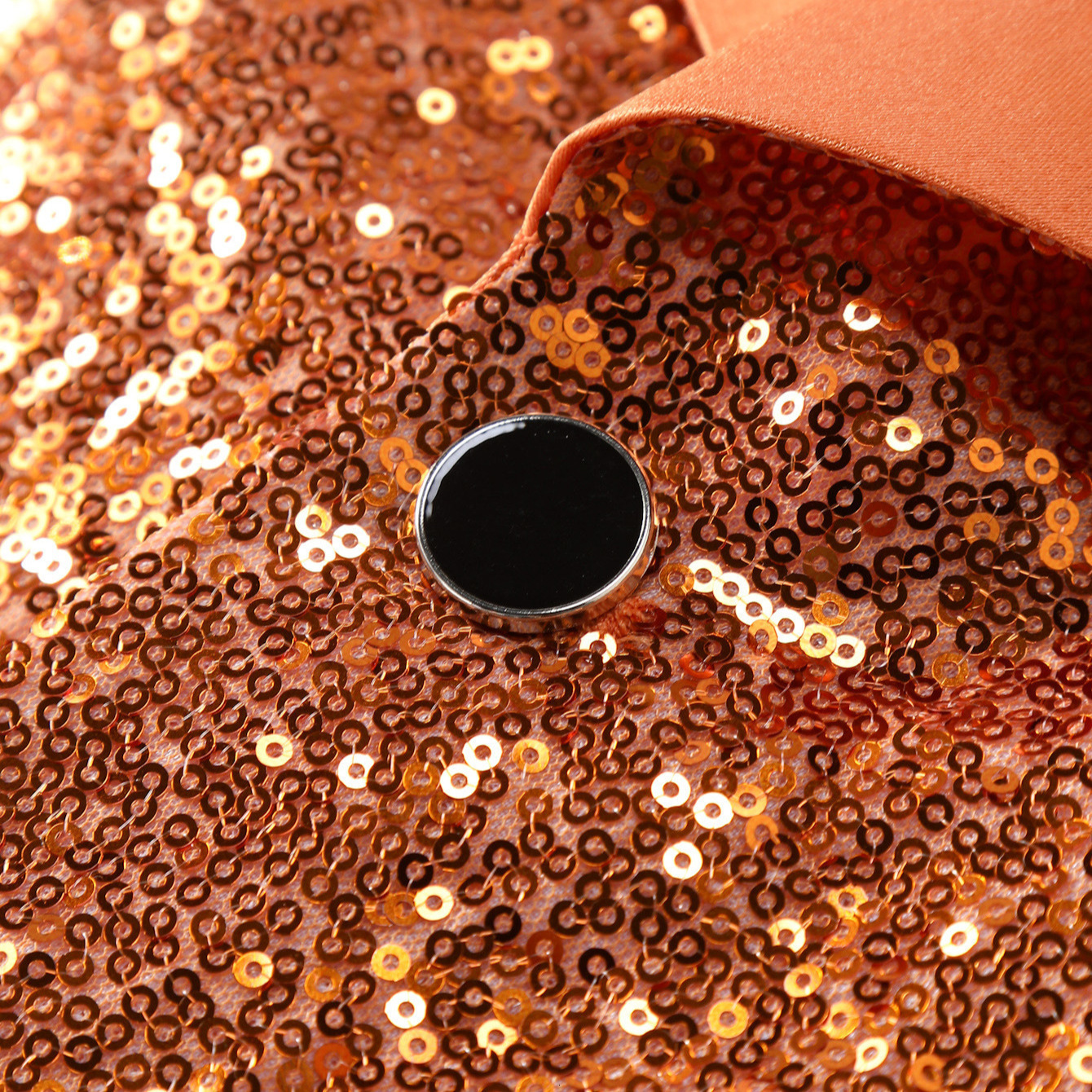 Men's Suits Blazers Gold Suit 2 Pieces Blazer Black Pants One Button ed Lapel Business Slim Fit Formal Host Wedding Groom Costume Homme 230705