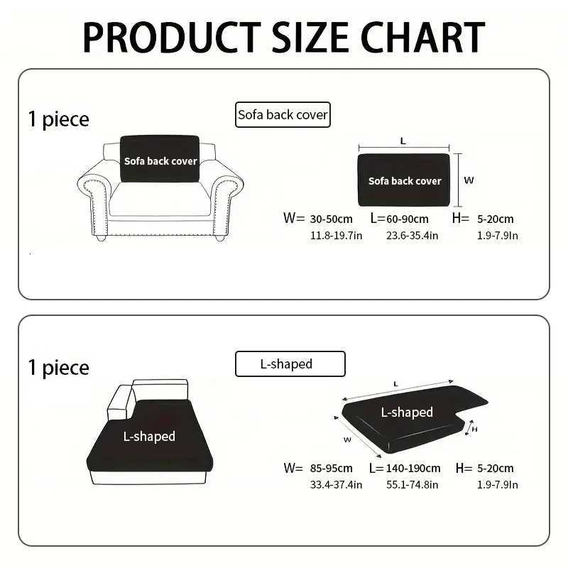 Elastic Sofa Cover Luxury Adjustable Elastic Couch Cover for Living Room Sofa Seat Cover 1 2 3 4 seat l shaped full set M251204 - view 4