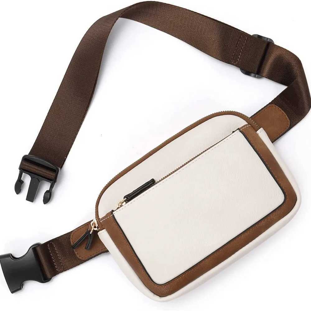 Korean Style Womens Fanny Pack Adjustable Strap PU Leather Women Waist Bag Clutch Bag Card Pocket Women Belt Bag OutdoorT251204