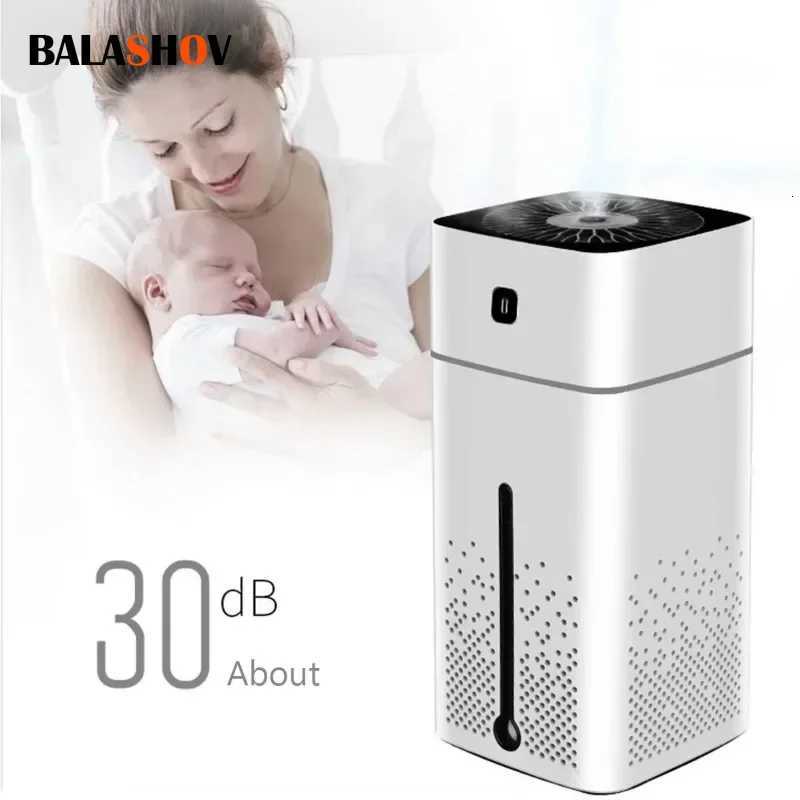 1L Portable Mist Humidifier Air Humidifier trasonic Sprayer Diffuser Mute Night Light Large Cool Mist Diffusers Car He USB C251204