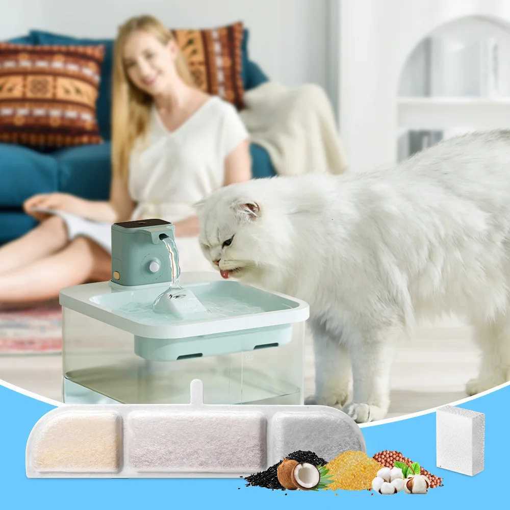 6/12 Packs Cat Water Fountain FilterPet Fountain Filter Replacement Filters Compatible with 84oz/25L Cat Water Fountain M251204 - view 1