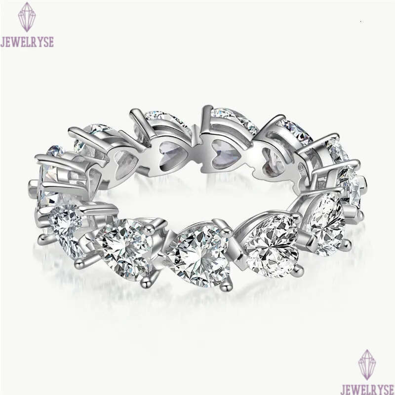 romantic heart s925 sterling silver ring designer for woman party 5A cubic zirconia diamond luxury engagement wedding rings womens jewelry valentines 