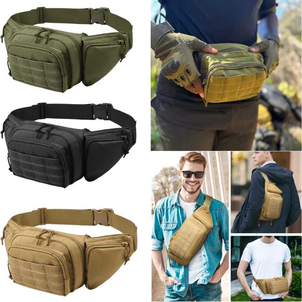 New Outdoor Multi functional Invisible Waist Attachment Bag for Mens Sports Storage Waist Bag Outdoor Tool KitT251204