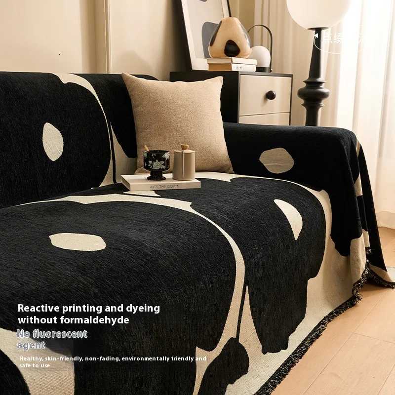 Chenille Sofa Towel for living room French Style home decoration Sofa Cover Couch Cover Tassel edge M251204 - view 5