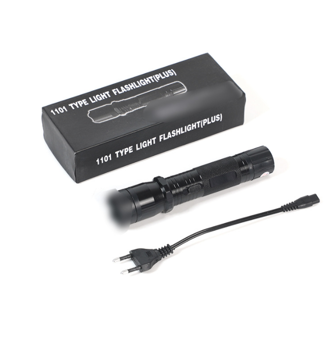 1101 Type Women Self Protection Flashlight USB Rechargeable Portable Multifunctional Flashlights High Power Security Flashlight Torch