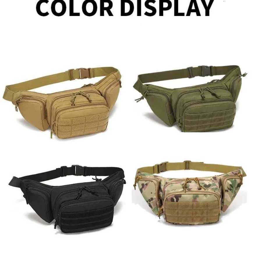 Multi functional outdoor hiking leisure waist bag sports bag cycling bag single shoulder tactical waist bagT251204