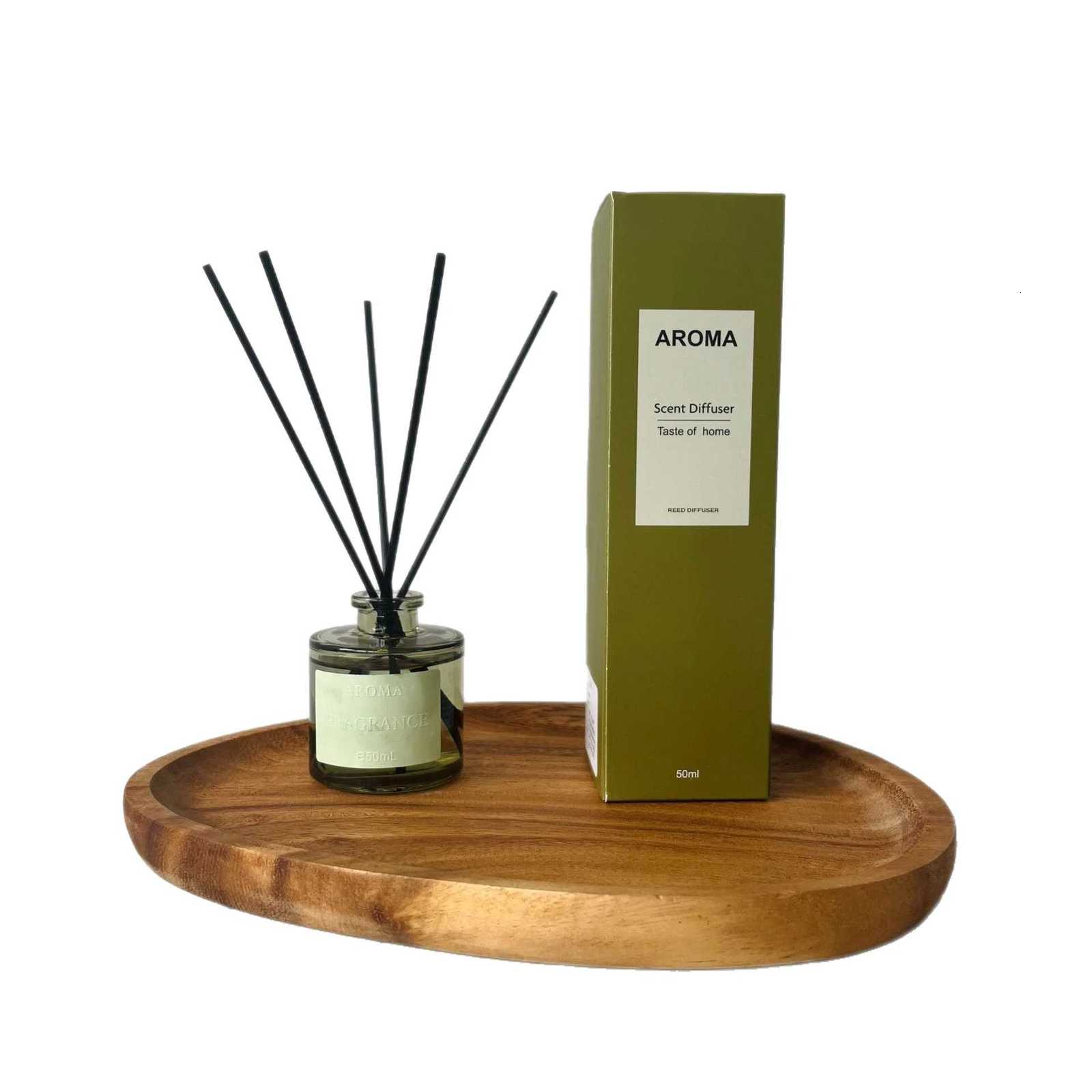 50ml Fireless Aromatherapy Home Hotel Air Freshener Toilet Deodorant Freshener Room Ornament Fragrance Reed Rattan Diffuser Sets Y251204