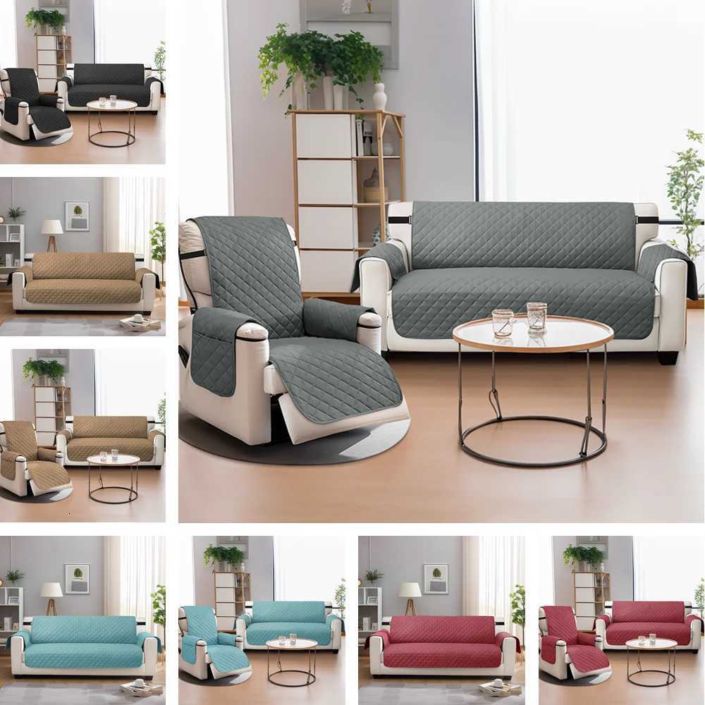 Sofa Covers Water Resistant Couch Cover Reversible Furniture Protector with Non-slip Elastic Straps for Kids Dogs Sofa Slipcover M251204 - view 4
