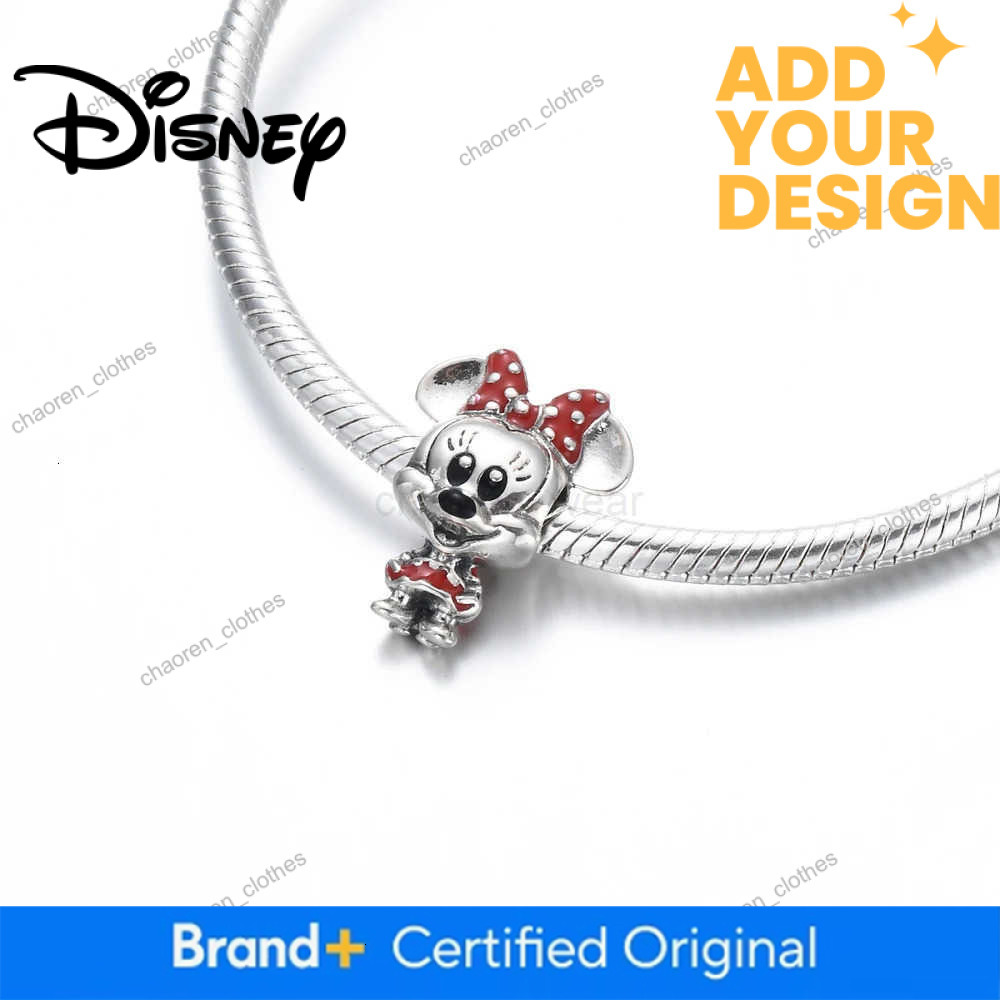 Designer bracelet custom Disney 100th Princess Pumpkin Cart Mickey Mouse Minnie Dumbo Charm Stitch Beads Fit Original Brand Bracelets DIY Jewelry Gift - view 6