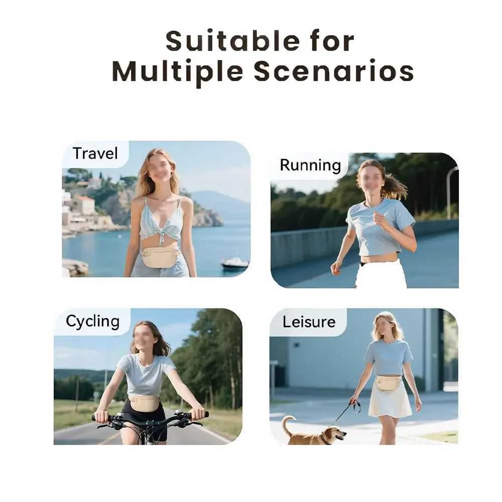 Outdoor Waist Packs Pouch For Passport Hidden Belt Coin Purse Casual Sports Waist Bag Suitable For Running Hiking CyclingT251204