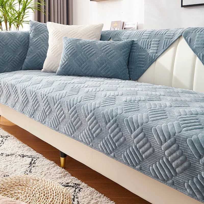 Thicken Plush Sofa Cover Towel Universal Non-slip Sofa Mat Winter Warm Sofa Towel Couch Slipcovers for Living Room Home Decor M251204 - view 3