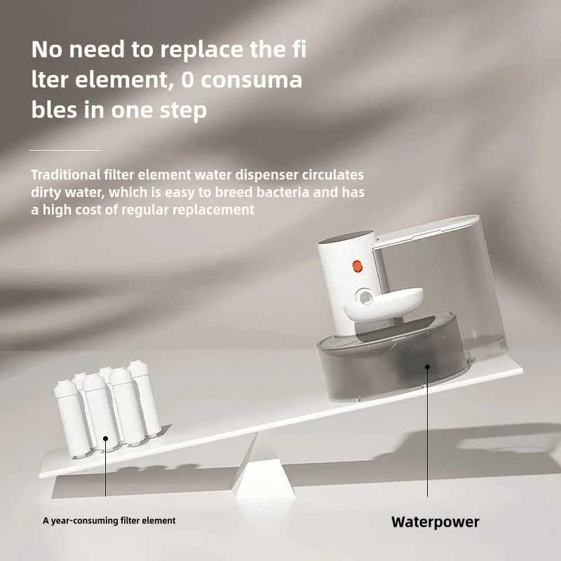 Pet water dispenser dog and cat water dispenser dumping cat water dispenser running water charging automatic water feeder M251204