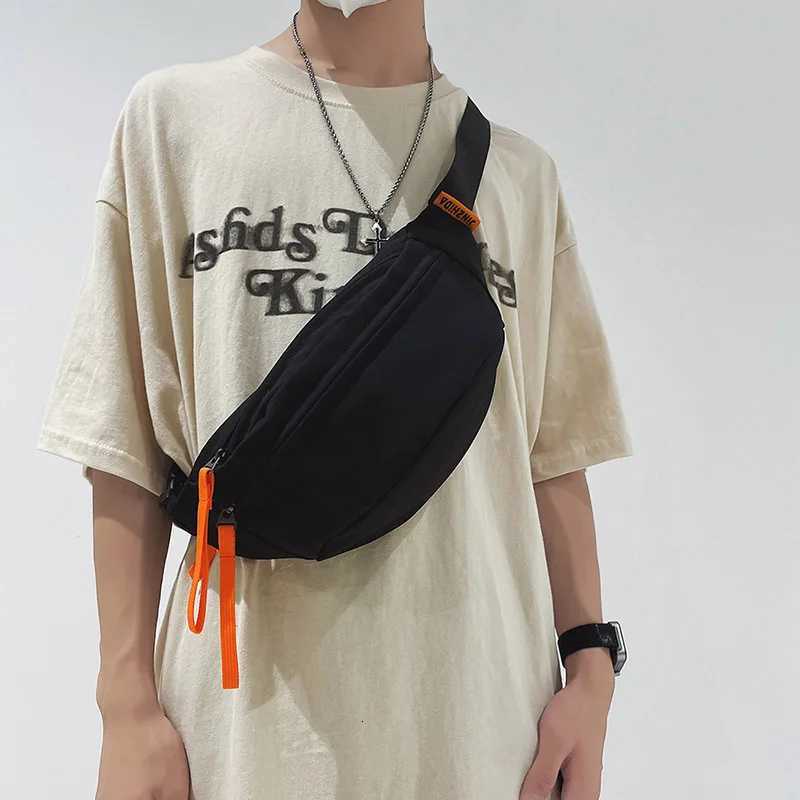 Casual Trend Waist Bag Hip pack Street style Women Belt Bags Large capacity Nylon Waist packs Unisex Hip hop Crossbody Chest BagT251204