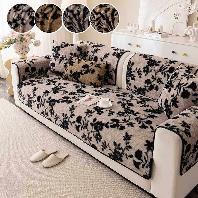 1PC-Sofa cushion in ancient style living room sofa cushion anti slip sofa cushion autumn and winter new plush cover cloth M251204 - view 3