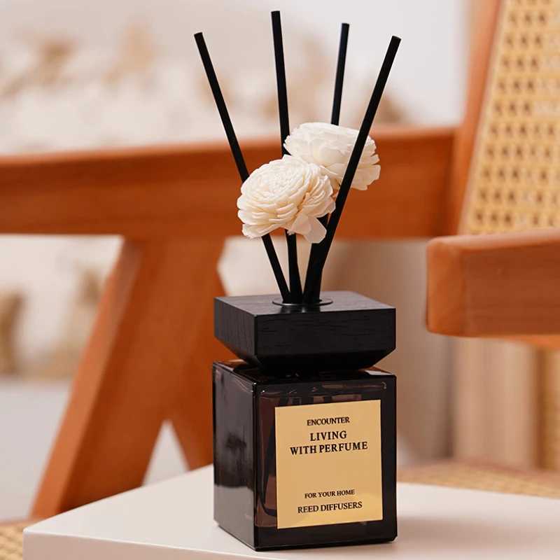 200ml Advanced Aromatherapy Indoor Bedroom Long Lasting Reed Diffuser Sets Living Room Toilet Fresh Air Aromatherapy Ornament Y251204
