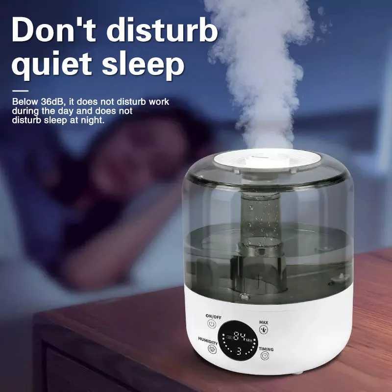 TINSOL New 3L Large Capacity He Silent Humidifier Plant Spray Aratherapy Diffuser with Remote Control and Timer Function C251204