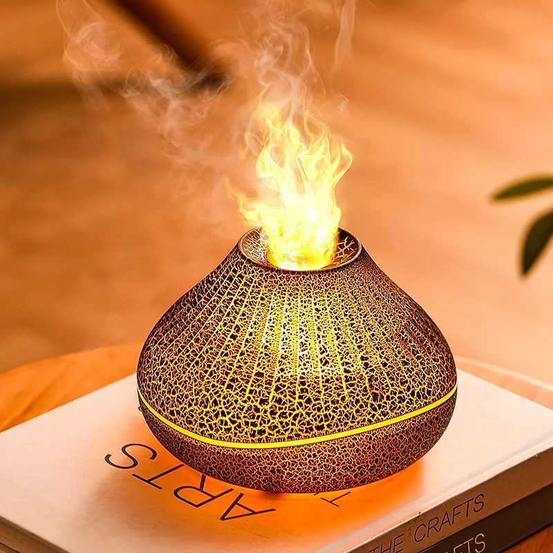 Volcanic Lava Crack Aratherapy Diffuser with Humidifier Night Light Essential Oil Functionality for He Off and Car C251204