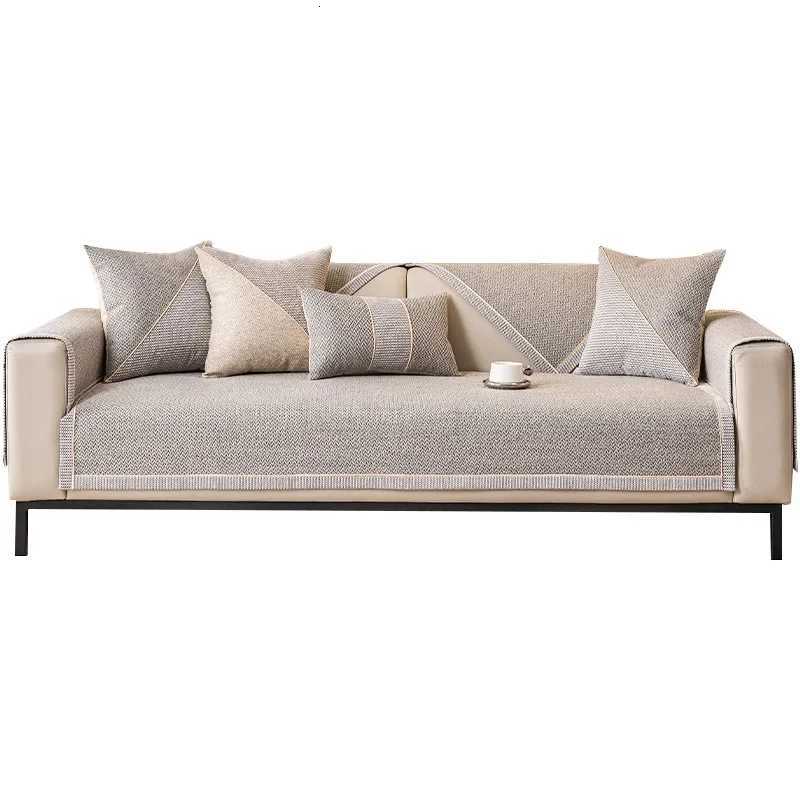 Linen Sofa Cushion for All Seasons Universal Non-slip Sofa Cover New 2024 Backrest Cover Cloth Towel Woven Cotton M251204 - view 5
