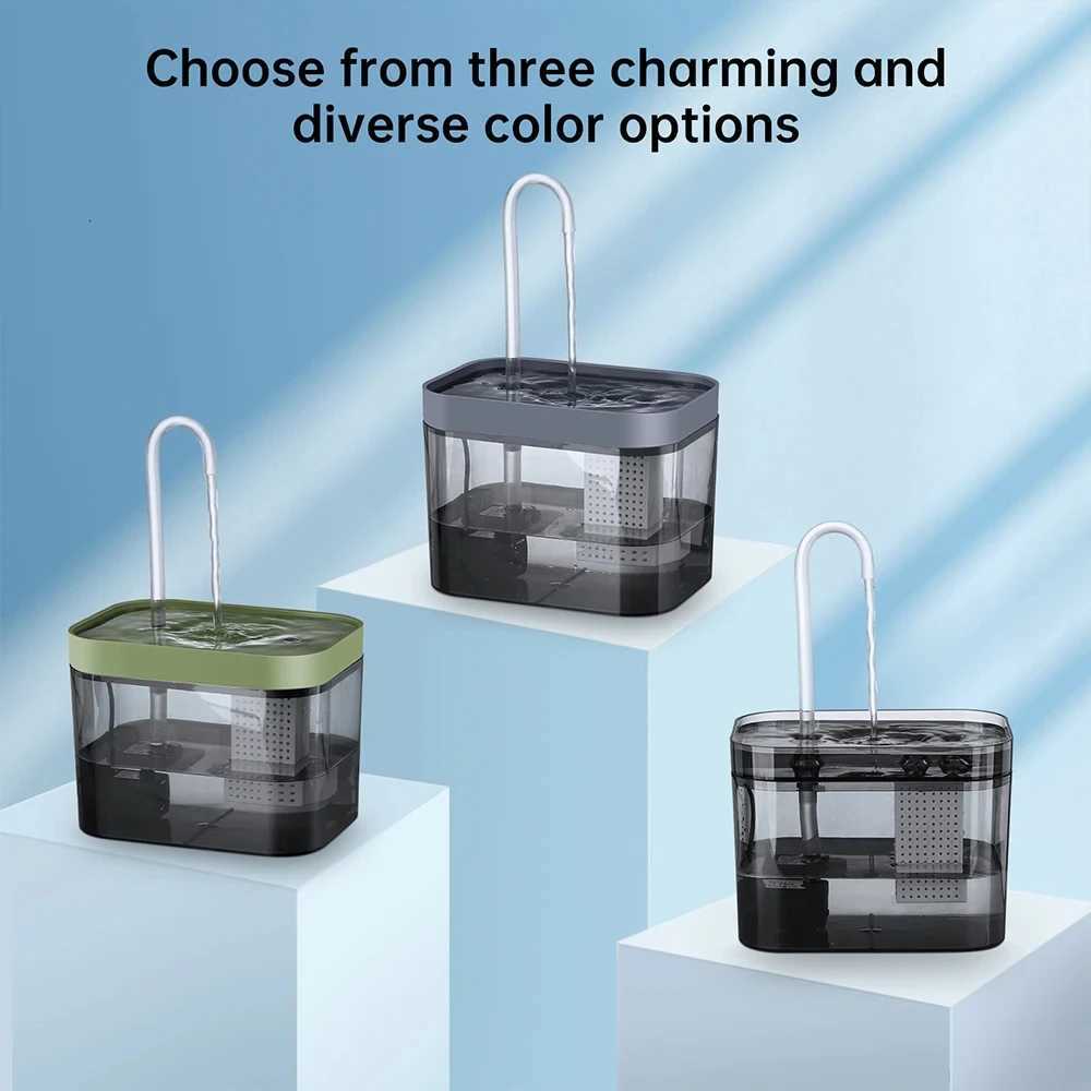 Cat drinking fountain automatic circulation dog smart drinking fountain live water drinking water basin pet supplies M251204