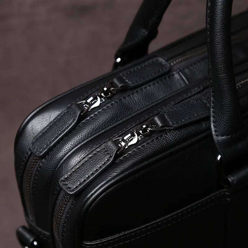 Luxury Bag Designer Retro Genuine Leather Handbag Men S Horizontal Large Capacity Messenger Briefcase First Layer Cowhide Business Computer Bag