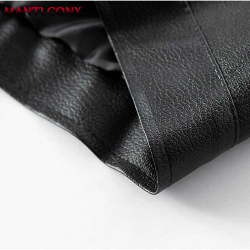 New Autumn Winter Mens Leather Jacket Fashion Motorcycle Biker PU Leather Coat Men Warm Windbreak Outerwear Mens Jacket XL-3XLT251204