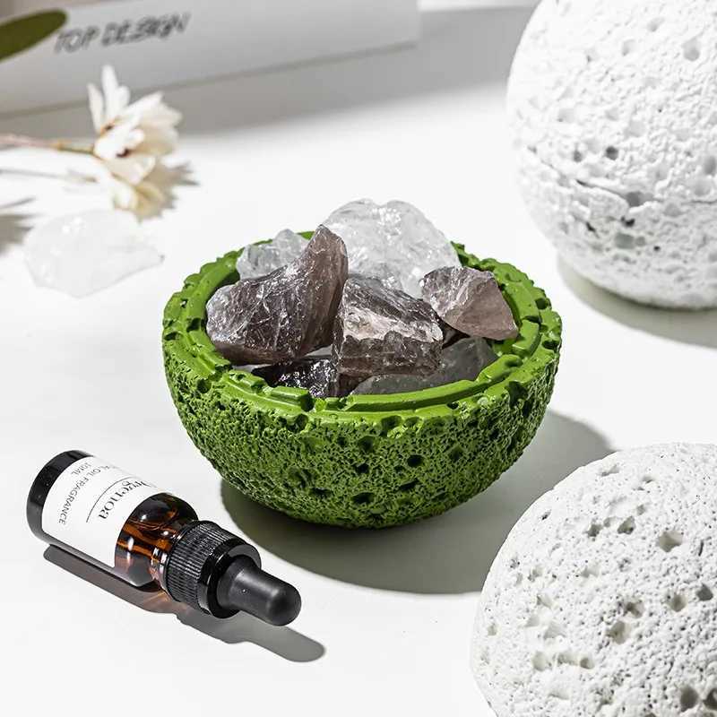 Volcano rock aromatherapy crystal diffuser essential oil household indoor long-lasting light fragrance fireless aromatherapy Y251204