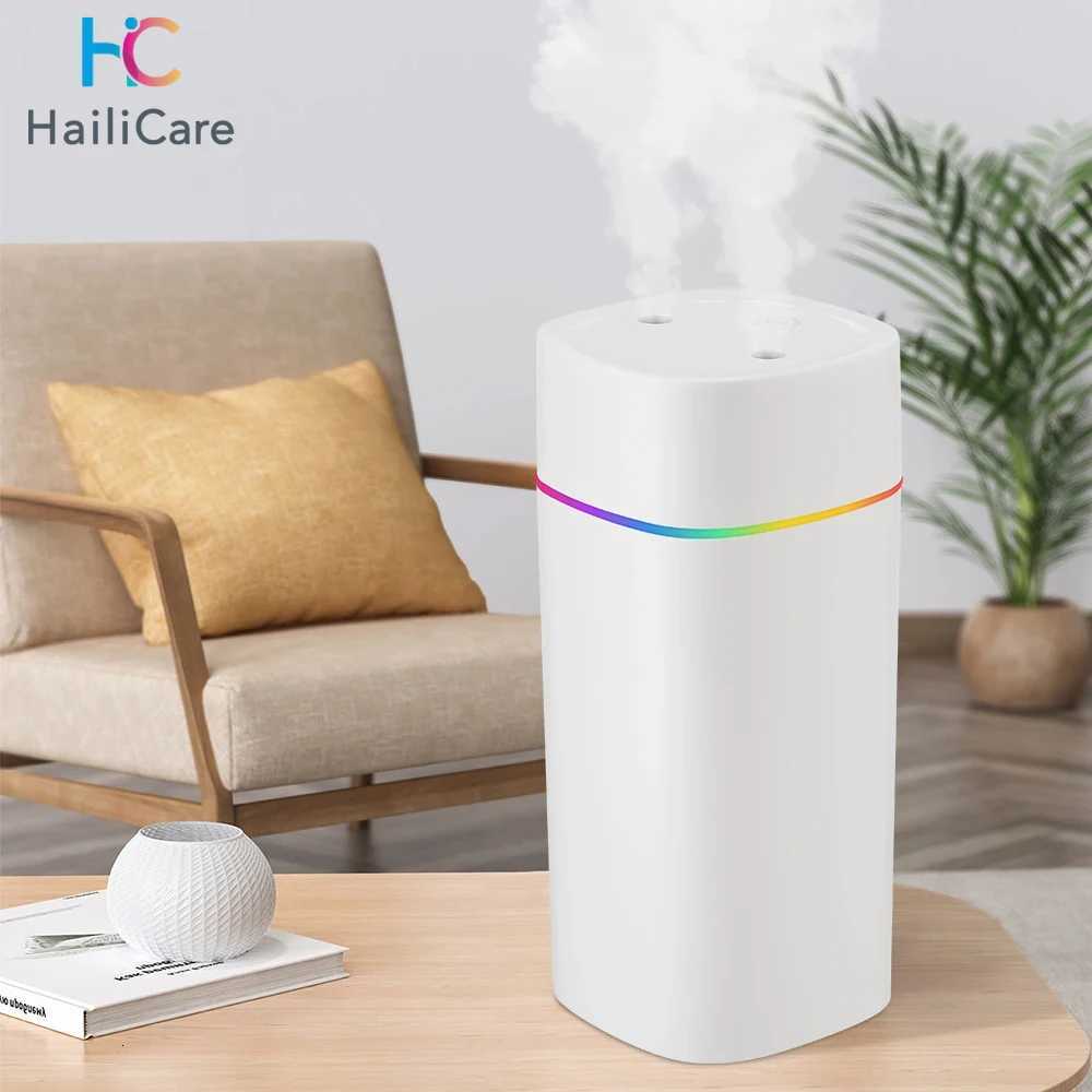 1PC Portable 600ml Mini Cup Spray Mist humidifier Double Wet Ara Essential Oil Diffuser Car usb air humidifier C251204