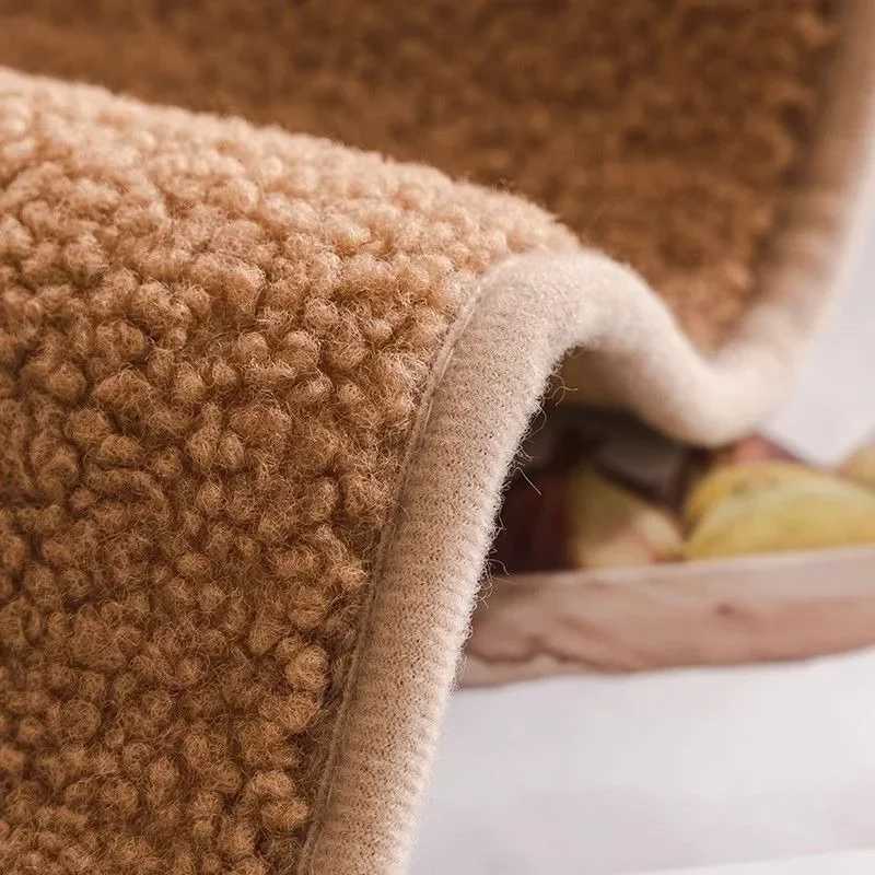 Fashion Chenille Light Luxury Sofa Cushion Lamb Plush Velvet for Winter Warm Anti Slip Couch Sofa Back Covers L Shape Seat Mat M251204 - view 4