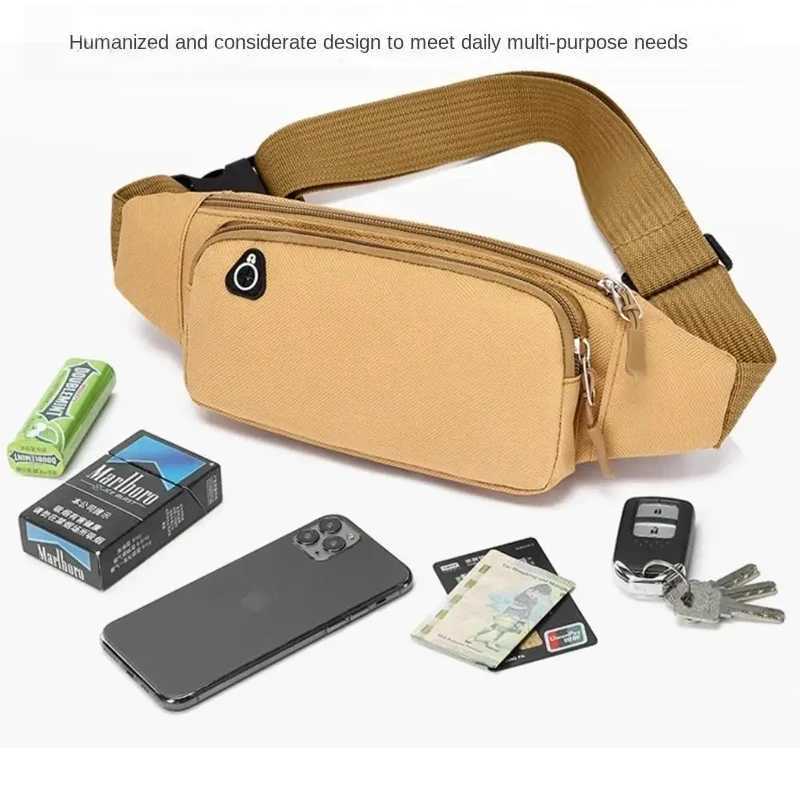 Adjustable Shoulder Strap Outdoor Cycling Crossbody Bag and Single Shoulder Backpack Anti Slip Breathable Gym Running Waist BagT251204