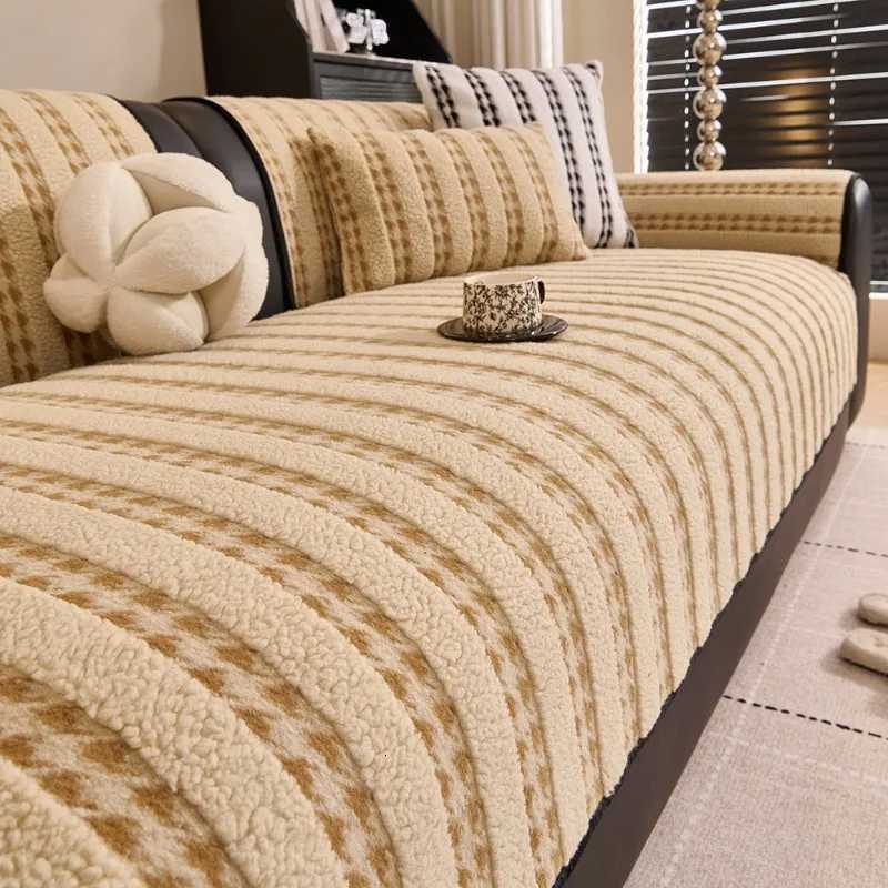 2025 Premium Sofa Cover Cloth Thickened Straight Row Anti Slip Living Room Sofa Cushion Cover Comfortable in Autumn and Winter M251204 - view 4