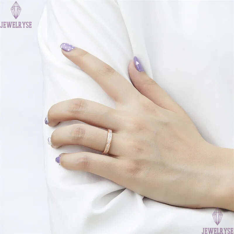 square diamond rose gold ring designer for luxury 925 sterling silver 5A zirconia engagement wedding band rings jewelry woman valentines day gift box 