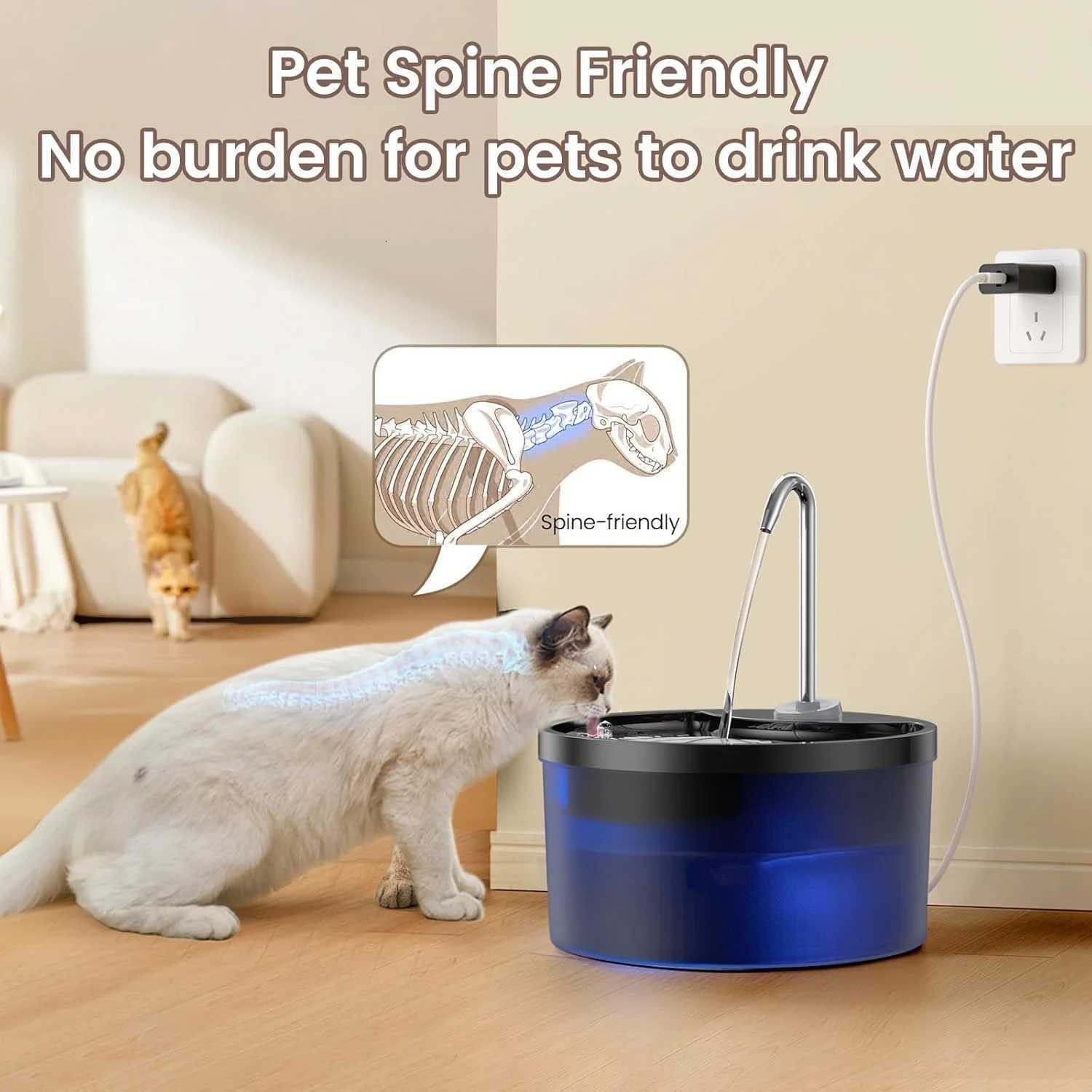 32L Cat Water FountainPet Water Dispenser With FilterDog Drinking Fountain For CatsUltra Quiet Water Pump M251204