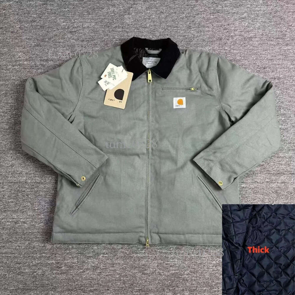 Designer Coat Carharttitys Jacket Mens Hoodie Jacket Fashion Brand Jackets Vintage Classic Style High Quality Think Coat Mesh Lining Work Jackets S-XL