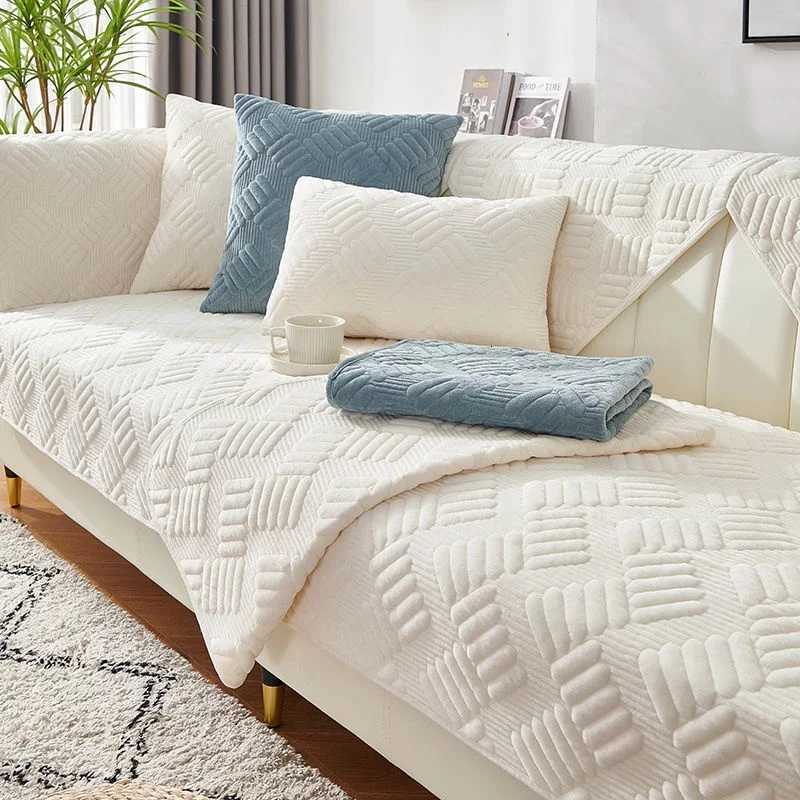 Thicken Plush Sofa Cover Towel Universal Non-slip Sofa Mat Winter Warm Sofa Towel Couch Slipcovers for Living Room Home Decor M251204 - view 4