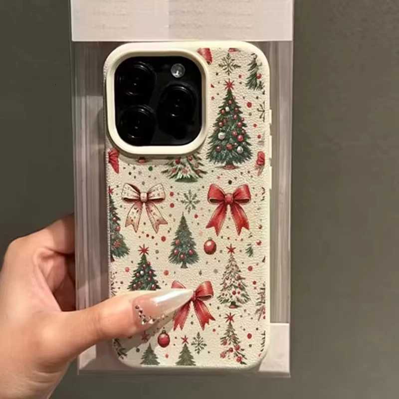 Christmas Tree Red Bow Phone Case Phone Case For iPhone 17 16 15 14 Pro Max 13 12 11 XS X XR 7 8 Plus 16e 17 Air Soft TPU Cover H251203