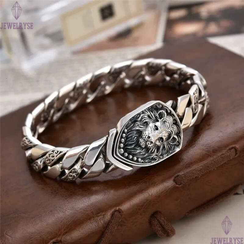 punk charm mens bracelet designer diamond cuban link chain luxury 18k gold bracelets man 10mm copper silver leopard skull chains bangle hip hop jewelr