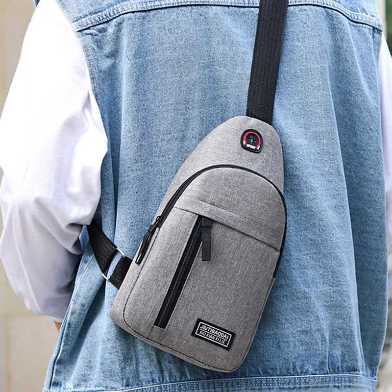 New style neutral shoulder bag trendy chest bag for men and women crossbody bag casual small bag backpackT251204