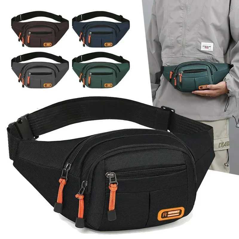 Oxford Waterproof Unisex Waist Bag - Large Capacity Wear - Resistant Multifunctional Fanny Pack Rioneras Para HombreT251204