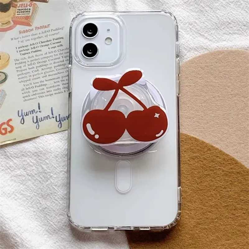 Cute Cartoon Mushro ry For Magnetic Phone Griptok Phone Holder Stand Universal Phone Ring Grip Tok For iPhone 15 H251203