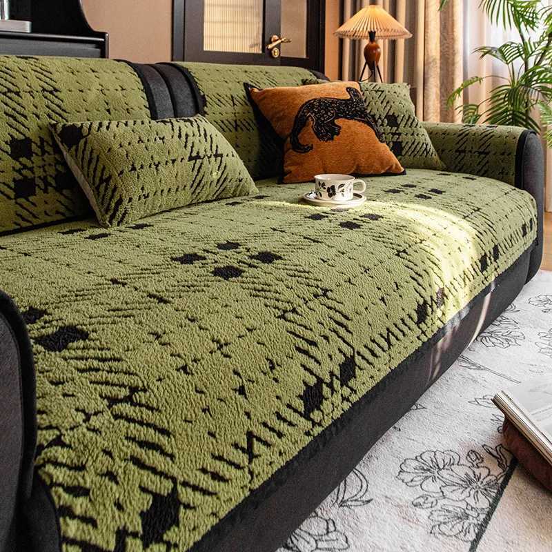 Winter Thick Sofa Cover Cloth New Fixed Non Slip One Piece Sofa Cushion Cover Anti Cat Scratch Skin Friendly Warm and Breathable M251204 - view 3