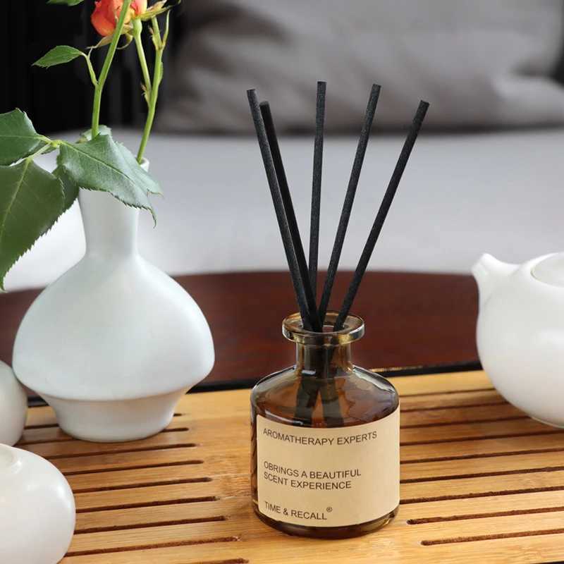 Reed Diffuser Sets Homestay Hotel Bathroom Rattan Aromatherapy Glass Diffuser Air Freshener Home Fragrance Encounter 50ml Y251204
