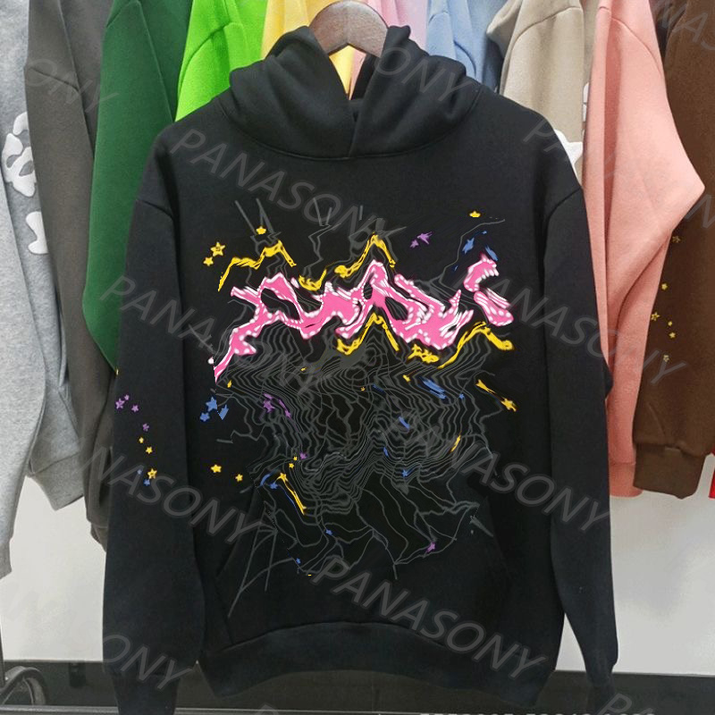 2026 Designer Spider Hoodie Sweatshirt Sweatpants Streetwear Pants Palm Men Women Pullover Sweatsuit Hoodies Puff Prints Yoga Size S-XL