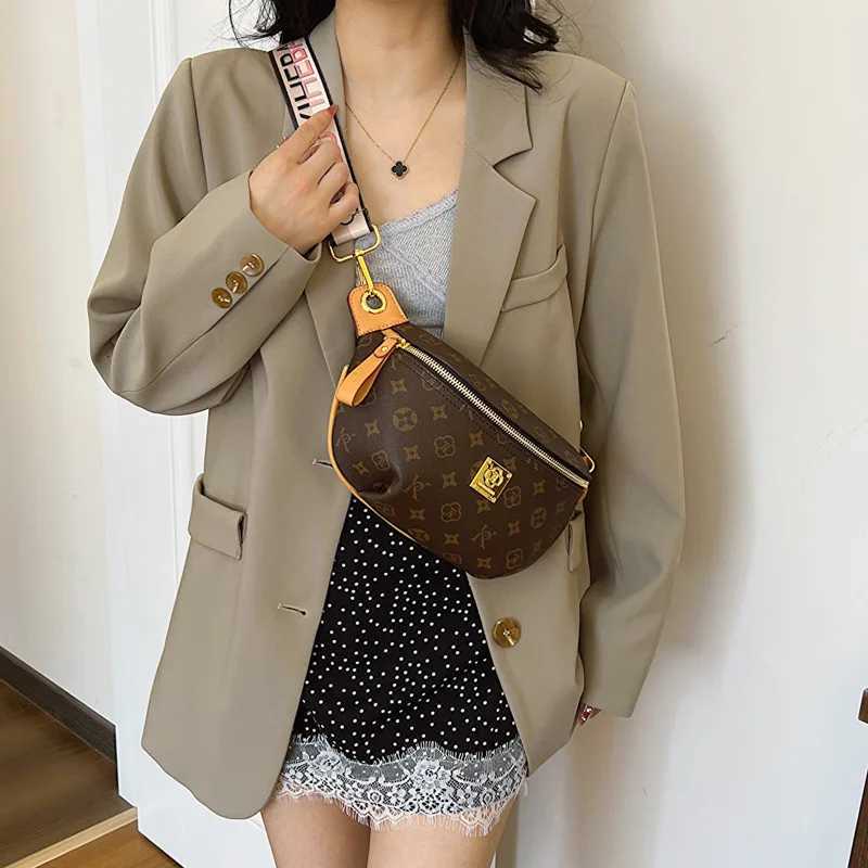 IMJK 31/16/8cm Light luxury design bag for womens chest bag crossbody bag wide shoulder strap dumpling bagT251204